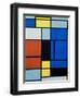 Tableau No, 1, 1921-25-Piet Mondrian-Framed Giclee Print