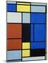 Tableau No.1, 1925-Piet Mondrian-Mounted Giclee Print