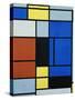 Tableau No.1, 1925-Piet Mondrian-Stretched Canvas