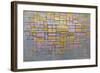 Tableau No. 2-Piet Mondrian-Framed Art Print