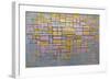 Tableau No. 2-Piet Mondrian-Framed Art Print