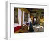 Tableau Shows Work of the Nursing Sisters, Hotel Dieu, Beaune, Burgundy, France-Adam Woolfitt-Framed Photographic Print