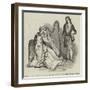 Tableau Vivant from The Lay of the Last Minstrel, Mr Byrne, the Irish Harper-null-Framed Giclee Print