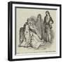 Tableau Vivant from The Lay of the Last Minstrel, Mr Byrne, the Irish Harper-null-Framed Giclee Print