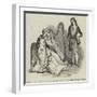 Tableau Vivant from The Lay of the Last Minstrel, Mr Byrne, the Irish Harper-null-Framed Giclee Print