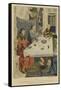 Tablecloth-Jan Gossaert-Framed Stretched Canvas