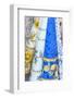 Tablecloths for sale, Eze, Provence, France-Lisa S. Engelbrecht-Framed Photographic Print