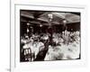 Tables Set for the Electric Club's Banquet at Hotel Delmonico, 1902-Byron Company-Framed Giclee Print