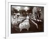 Tables Set in the Banquet Room at Hotel Delmonico, 1902-Byron Company-Framed Giclee Print