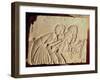 Tablet Depicting Four Scribes at Work, New Kingdom, circa 1400 BC-null-Framed Giclee Print