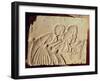 Tablet Depicting Four Scribes at Work, New Kingdom, circa 1400 BC-null-Framed Giclee Print