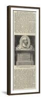 Tablet in Commemoration of M W Balfe, Erected in Westminster Abbey-null-Framed Premium Giclee Print