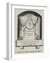 Tablet to the Memory of Kean-null-Framed Giclee Print