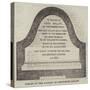 Tablet to the Memory of Lieutenant Bellot-null-Stretched Canvas