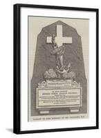 Tablet to the Memory of Mr Childrrs, Rn-null-Framed Giclee Print