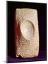 Tablet with Cuneiform Inscription and the Seal of King Mursil II (1339-1306 BC) (Clay)-null-Mounted Giclee Print