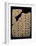 Tablet with Cuneiform Script, from Uruk, circa 3200 BC-null-Framed Giclee Print