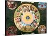 Tabletop of the Seven Deadly Sins and the Four Last Things-Hieronymus Bosch-Stretched Canvas