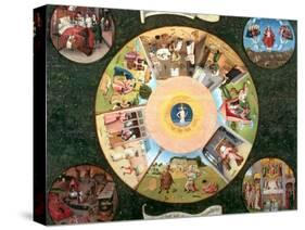 Tabletop of the Seven Deadly Sins and the Four Last Things-Hieronymus Bosch-Stretched Canvas