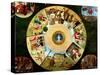 Tabletop of the Seven Deadly Sins and the Four Last Things-Hieronymus Bosch-Stretched Canvas