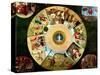 Tabletop of the Seven Deadly Sins and the Four Last Things-Hieronymus Bosch-Stretched Canvas
