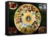 Tabletop of the Seven Deadly Sins and the Four Last Things-Hieronymus Bosch-Framed Stretched Canvas