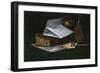 Tabletop Still Life, a Letter from New York-John Frederick Peto-Framed Giclee Print