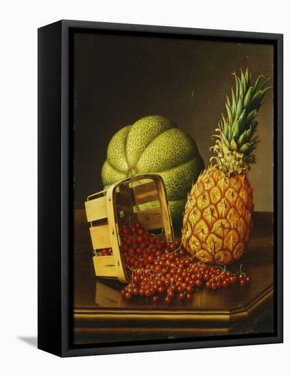 Tabletop Still Life with Fruit-Levi Wells Prentice-Framed Stretched Canvas