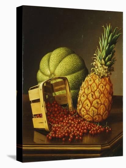 Tabletop Still Life with Fruit-Levi Wells Prentice-Stretched Canvas