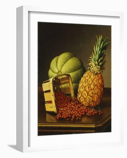 Tabletop Still Life with Fruit-Levi Wells Prentice-Framed Giclee Print