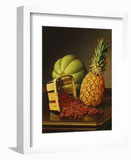 Tabletop Still Life with Fruit-Levi Wells Prentice-Framed Giclee Print