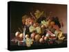 Tabletop Still Life-Severin Roesen-Stretched Canvas