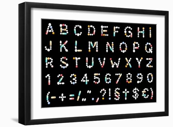 Tablets Alphabet-Peter Hermes Furian-Framed Art Print