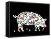 Tablets Pills Pig-Peter Hermes Furian-Framed Stretched Canvas