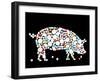 Tablets Pills Pig-Peter Hermes Furian-Framed Art Print