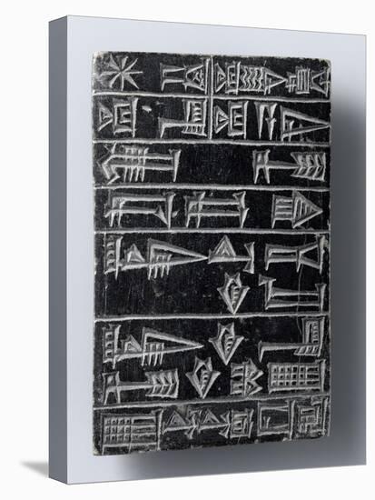 Tablette de fondation du temple de Nanshe par le roi Shulgi-null-Stretched Canvas