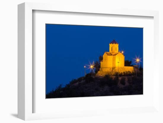 Tabor Monastery of the Transfiguration at twilight, Tbilisi-Jan Miracky-Framed Photographic Print