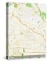 Tabriz, Iran, Islamic Republic of Map-null-Stretched Canvas