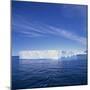 Tabular Iceberg in Blue Sea in Antarctica, Polar Regions-Geoff Renner-Mounted Photographic Print