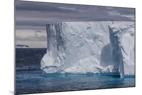 Tabular Iceberg in the Gerlache Strait, Antarctica, Polar Regions-Michael Nolan-Mounted Photographic Print