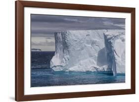 Tabular Iceberg in the Gerlache Strait, Antarctica, Polar Regions-Michael Nolan-Framed Photographic Print