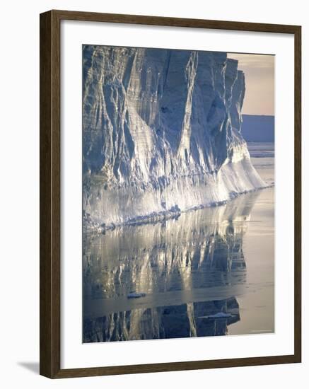 Tabular Iceberg in the Weddell Sea, Antarctica-Pete Oxford-Framed Photographic Print