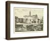 Tabularium and Back of Senatorial Palace, from the Forum-null-Framed Giclee Print