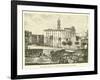 Tabularium and Back of Senatorial Palace, from the Forum-null-Framed Giclee Print