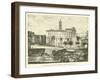 Tabularium and Back of Senatorial Palace, from the Forum-null-Framed Giclee Print
