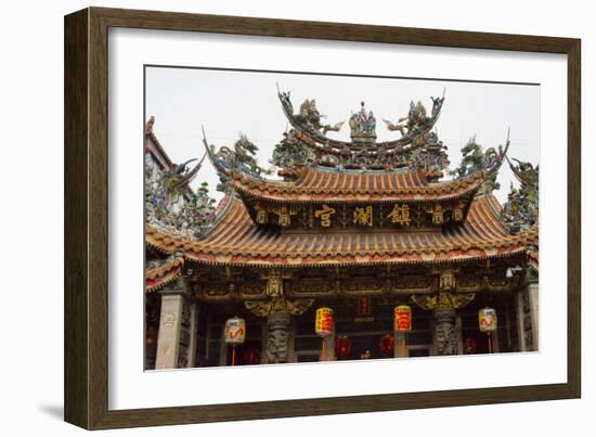 Tachia Chelan Temple dedicated to Matsu, Taichung, Taiwan-Keren Su-Framed Photographic Print