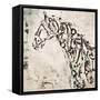 Tack Horse-Jodi Maas-Framed Stretched Canvas
