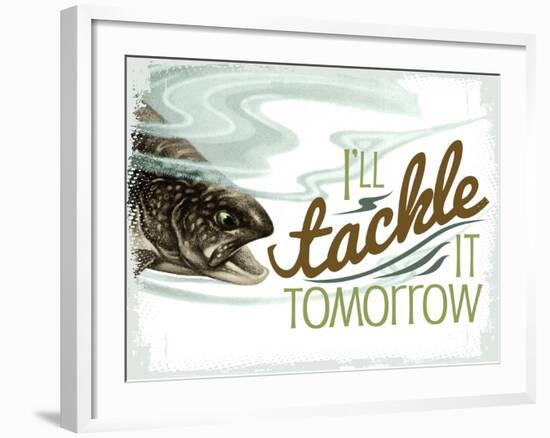 Tackle it Tomorrow 1-null-Framed Giclee Print