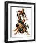 "Tackle,"November 13, 1926-Frederic Stanley-Framed Giclee Print