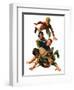 "Tackle,"November 13, 1926-Frederic Stanley-Framed Giclee Print